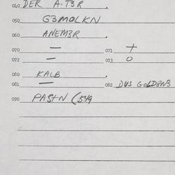 Eastern questionnaire, answ...