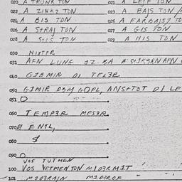 Eastern questionnaire, answ...
