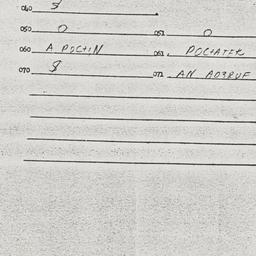 Eastern questionnaire, answ...