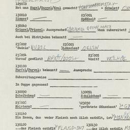 Western questionnaire, answ...