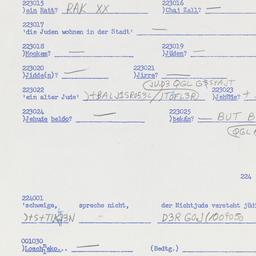 Western questionnaire, answ...