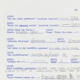 Western questionnaire, answ...