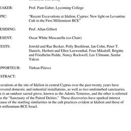 Minutes, 2012-01-18. The An...