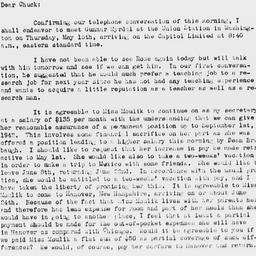 Letter from Samuel A. Stouf...