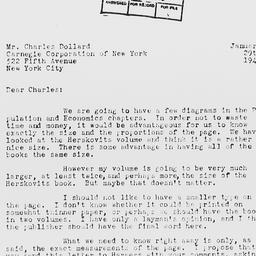 Letter from Gunnar Myrdal t...