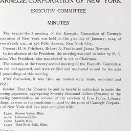 Executive Committee Meeting