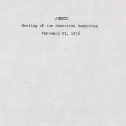 Executive Committee Meeting