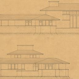 Side, rear elevations