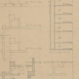 Elevator plans, section