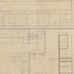 Kitchen plan, section, elev...