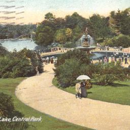 Bethesda Fountain and Lake,...