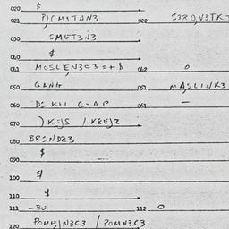 Eastern questionnaire, answ...