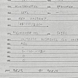 Eastern questionnaire, answ...