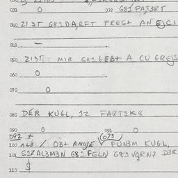 Eastern questionnaire, answ...