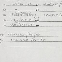 Eastern questionnaire, answ...