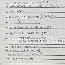 Eastern questionnaire, answ...