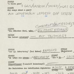 Western questionnaire, answ...