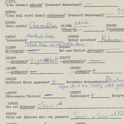 Western questionnaire, answ...