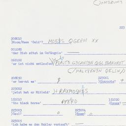 Western questionnaire, answ...