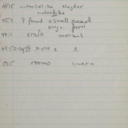 Eastern questionnaire, blue...