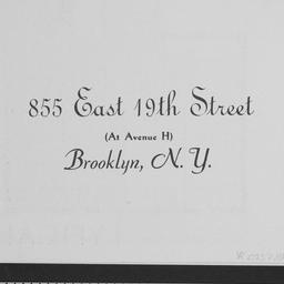 855 East 19th Street
