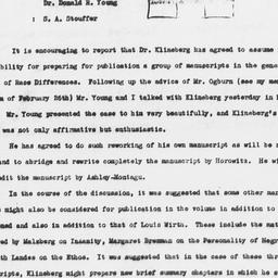 Memorandum from Samuel A. S...