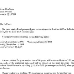 Correspondence, 2003-07-15....