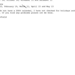Correspondence, 2004-07-14....