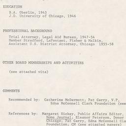 Nominating Committee