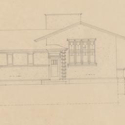 Entrance elevation