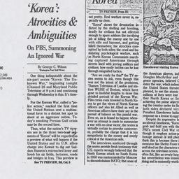 Korea: atrocities & amb...