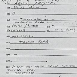 Eastern questionnaire, answ...