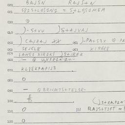 Eastern questionnaire, answ...