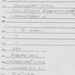 Eastern questionnaire, answ...