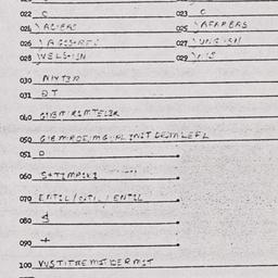 Eastern questionnaire, answ...