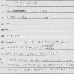 Eastern questionnaire, answ...