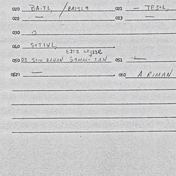 Eastern questionnaire, answ...
