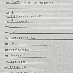 Eastern questionnaire, answ...