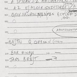 Eastern questionnaire, answ...