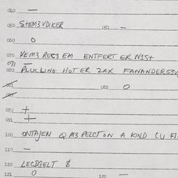 Eastern questionnaire, answ...