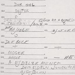 Eastern questionnaire, answ...
