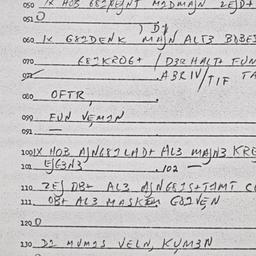 Eastern questionnaire, answ...