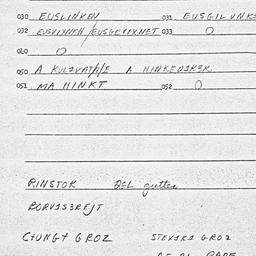 Eastern questionnaire, answ...