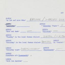 Western questionnaire, answ...