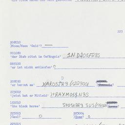 Western questionnaire, answ...