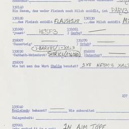 Western questionnaire, answ...