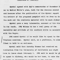 Memorandum from Frederick P...
