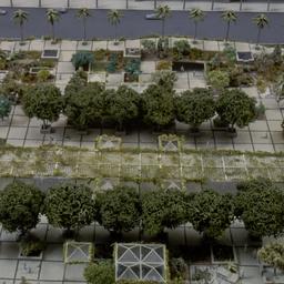 Model, aerial view.