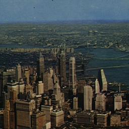 [Aerial view of lower Manha...