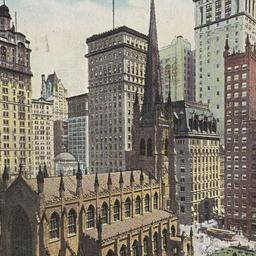 Trinity Church and Skyscrap...